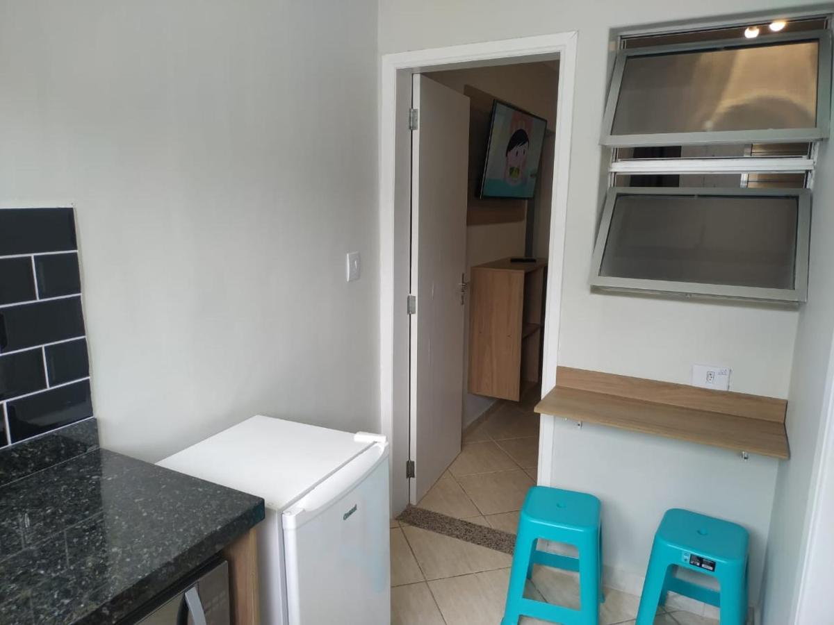 Kitnet Asturias 51B No Ed. Guariata, Proximo A Praia Das Asturias Em Guaruja Bagian luar foto